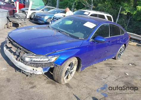 2020 Honda Accord Sport из США, поврежденный, VIN 1HGCV1F35LA015048